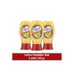 Calve Sos Cheddar 240 Gr X3 Adet