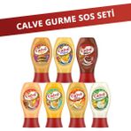 Calve Sos Paketi Ranch Sos + Burger Sos + Cheddar + Ballı Hardal + Bbq + Peri Peri Sos + Köri Sos - 245 gr