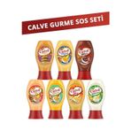 Calve Sos Paketi Ranch Sos + Burger Sos + Cheddar + Ballı Hardal + Bbq + Peri Peri Sos + Köri Sos