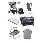 Calvin Baby 8 Parça Lüks Çeyiz Seti Travel Sistem Bebek Arabası,AnneYanı,AnaKucağı,Yatak,Kanguru,Çanta,Yağmurluk