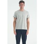 Calvin Gri Melanj Basic Erkek T-Shirt - 88245