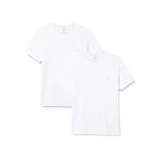 Calvin Klein 000NB1542A Beyaz 2'li Erkek Kısa Kol Yuvarlak Yaka T-Shirt