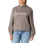 Calvin Klein 000QS7040E Hoodie Gri Kadın Kazak