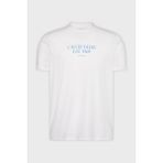 Calvin Klein % 100 Pamuk Regular Fit Bisiklet Yaka T Shirt LV14RF804GYAF Erkek T Shirt LV14RF804G Yaf - Beyaz