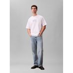 Calvin Klein% 100 Pamuk Relaxed Fit Logolu Bisiklet Yaka T Shirt LV04RF823GYAF Erkek T SHİRT LV04RF823G YAF