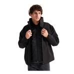 Calvin Klein 3 in 1 Stand Collar Ceket, M, 5003297501, Siyah, Erkek