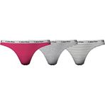 Calvin Klein 3'lü Tanga Seti, L, 000QD3587E658Renkli, Renkli, kadın