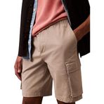 Calvin Klein 9 IN COTTON PULL ON CARGO SHORT Erkek Şort, Kahverengi, L