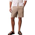 Calvin Klein 9 IN COTTON PULL ON CARGO SHORT Erkek Şort, Kahverengi, M