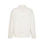 Calvin Klein 90S Washed Bone Overshirt Gömlek, L, LV04RD708G0R6, Beyaz, Erkek