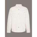 Calvin Klein 90S Washed Bone Overshirt Gömlek, XL, LV04RD708G0R6, Beyaz, Erkek