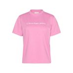 Calvin Klein A- INST LOGO CLASSIC TEE SS Kadın Pembe T-Shirt