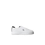 Calvin Klein Basket Cupsole Laceup Sneaker, 41, YM0YM01354, Beyaz, Erkek