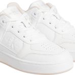 Calvin Klein BASKET CUPSOLE LOW MIX Kadın Spor Ayakkabı, Beyaz, 39