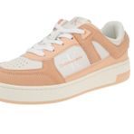 Calvin Klein BASKET CUPSOLE LOW MIX ML FAD Kadın Spor Ayakkabı, Turuncu, 40