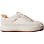 Calvin Klein BASKET LACE UP PRO LTH MI Beyaz Kadın Sneaker - Beyaz - Bej