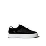 Calvin Klein Basket Lace Up Pro Lth Mix Mg Sneaker, 38, YW0YW01987, Siyah, Kadın