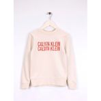 Calvin Klein Baskılı Erkek Çocuk Sweatshirt, 12 Yaş, 5003295652, Ekru, erkek-çocuk