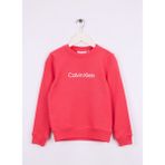 Calvin Klein Baskılı Kız Çocuk Kırmızı Sweatshırt IU0IU00680XCO - 14 Yaş