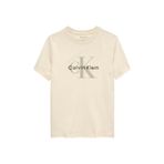Calvin Klein Baskılı Kız Çocuk T-Shirt, 10 Yaş, 5003345609, Ekru, Kız çocuk
