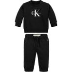 Calvin Klein Baskılı Siyah Bebek Eşofman Takımı IN0IN00353BEH - 3 - 6 Ay