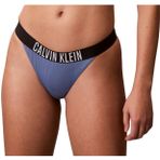 Calvin Klein Bayan Brezilya Lv00q61213 mayo (tekli paket), Mavi (Blue Tulip), XS