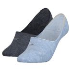 Calvin Klein Bayan Low Cut Footie çorap, mavi (light blue melange), 39-42
