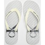 Calvin Klein Beach Glossy Erkek Parmak Arası Terlik Beyaz