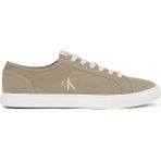Calvin Klein Bej Erkek Sneaker ESS VULC LOW MG CANVAS