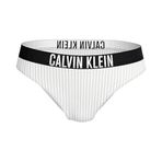 Calvin Klein Beyaz Bikini Alt, S, KW0KW02752, Brilliant White, Kadın