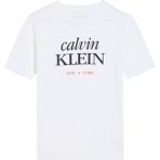 Calvin Klein Beyaz Erkek Çocuk Baskılı T-Shirt LVCKSJA07BYAF - 10 Yaş