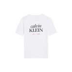 Calvin Klein Beyaz Erkek Çocuk Baskılı T-Shirt LVCKSJA07BYAF