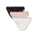 Calvin Klein Bikini 3Lü Paket Kadın/Iç Giyim, Çok Renkli, S