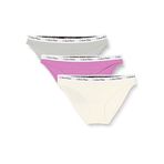 Calvin Klein BIKINI 3PK Kadın İç giyim, Çok Renkli, L