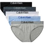Calvin Klein Bikini 5Pk Kadın Çoklu Paket Iç Giyim, Mavi, Xs