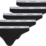 Calvin Klein BIKINI 5PK Kadın İç Giyim, Siyah, S