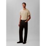 Calvin Klein Bisiklet Yaka Haki Erkek T-Shirt LV04LB275GLKJ_SS Supıma Chest Emb C - XL