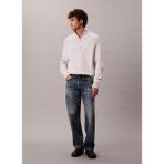 Calvin Klein Bisiklet Yaka Normal Beyaz Erkek Kazak LV04LD313G67U_LS SNOWY TECH KNIT BO