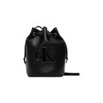 Calvin Klein BOLD CK SMALL BUCKET BAG Çanta Kadın BLACK Tek Beden