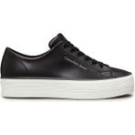 Calvin Klein BOLD VULC FLATF LOW LTH I Siyah Kadın Sneaker
