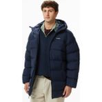 Calvin Klein Bonded Long Hooded Erkek Mavi Puffer Mont - CEF-Mavi - S