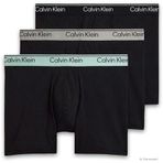 Calvin Klein BOXER BRIEF 3Pk Erkek Boxer, Black Bodies w/Black/Light Cast/Fe, XL
