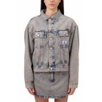Calvin Klein Boxy Denim Jacket Kadın Ceket, İndigo, Xs