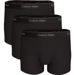 CALVIN KLEIN CALVIN KLEIN Erkek Marka Logolu Günlük Kullanıma Uygun Siyah Boxer LV00NB4575 UB1