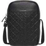 CALVIN KLEIN CALVIN KLEIN Erkek Marka Logolu Günlük Kullanıma Uygun Siyah El Çantası LV04D3228G UB1