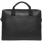 Calvin Klein Calvın Kleın Erkek Marka Logolu Günlük Kullanıma Uygun Siyah Laptop & Evrak Çantası LV04D3312G Ub1