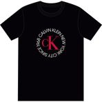 CALVIN KLEIN CALVIN KLEIN Erkek Marka Logolu Günlük Kullanıma Uygun Siyah T-Shirt LV14RE816G UB1