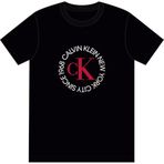 CALVIN KLEIN CALVIN KLEIN Erkek Marka Logolu Günlük Kullanıma Uygun Siyah T-Shirt LV14RE816G UB1