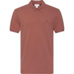 Calvin Klein Calvın Kleın Erkek Marka Logolu Organik Pamuklu Polo Yakalı Kısa Kollu Günlük Kullanıma Uygun Şık Görünümlü Gül Kurusu Polo Yaka T-Shirt LV040EM269 0kl - XL