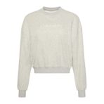 CALVIN KLEIN CALVIN KLEIN Kadın Marka Logo Baskılı Bisiklet Yaka Günlük Kullanıma Uygun Uzun Kollu Şık Görünüşlü Gri Sweatshirt LV00QS7514 P7A